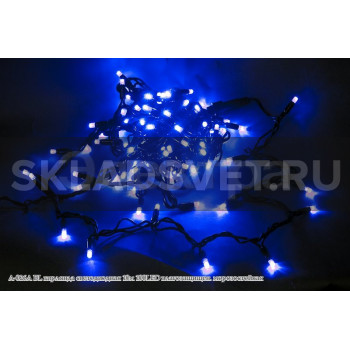 A-026A BL гирлянда светодиодная 10м 100LED влагозащищен. морозостойкая A-026A BL гирлянда светодиодная 10м 100LED влагозащищен. морозостойкая