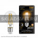 Лампа Gauss LED Filament А60 15W 1400lm 2700К Е27  1/10/40(102902115)
