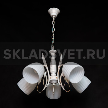 Люстра подвесная 96075WT+GD/5P Люстра подвесная 96075WT+GD/5P