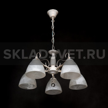 Люстра подвесная 96077WT+GD/5P Люстра подвесная 96077WT+GD/5P