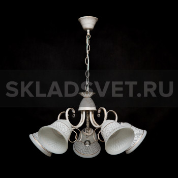Люстра подвесная 96094WT+GD/5P Люстра подвесная 96094WT+GD/5P