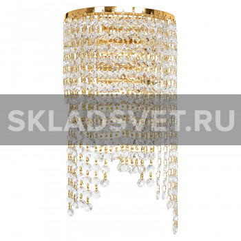 Бра с хрусталем 12109B/2w L FGD WT ЭкономСвет Бра с хрусталем 12109B/2w L FGD WT ЭкономСвет