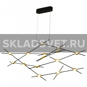 Подвесная светодиодная люстра G61255/15BK Gerhort Подвесная светодиодная люстра G61255/15BK Gerhort