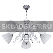 Люстра классическая 2031H/5WT+SV WT ЭкономСвет