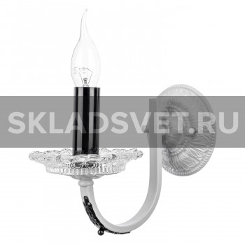 Бра классическое с хрусталем B11062/1wWT+BK BenCrezo Бра классическое с хрусталем B11062/1wWT+BK BenCrezo
