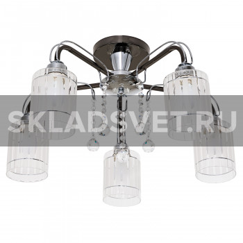 Потолочная люстра G33064/5ZZH+CR WT Gerhort