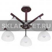 Люстра классическая 2672/5CR+BR WT ЭкономСвет