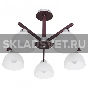 Люстра классическая 2672/5CR+BR WT ЭкономСвет Люстра классическая 2672/5CR+BR WT ЭкономСвет