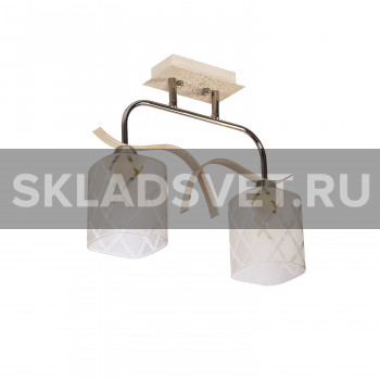 Потолочный светильник 50262/2CR+WTD WT ЭкономСвет