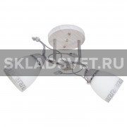 Потолочный светильник 636GM/2CR WT ЭкономСвет