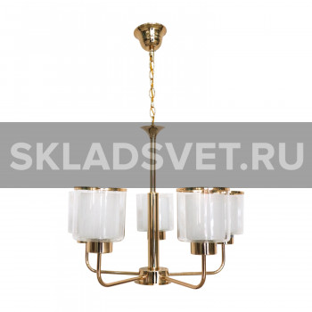 Светильник классический 70466/5FGD WT+CL ЭкономСвет