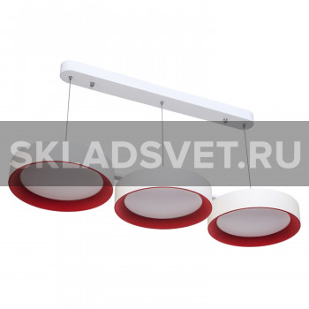 Подвесной светодиодный светильник G61016/3WT+RD Gerhort