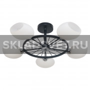 Потолочная люстра G31045/5BK+CR WT Gerhort