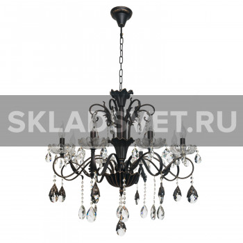 Люстра классическая с хрусталем B11170/8CF+GD WT BenCrezo