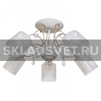 Люстра классическая 2503/5WG+FG ЭкономСвет Люстра классическая 2503/5WG+FG ЭкономСвет