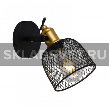 Настенный светильник G71158/1wBK+GD BK Gerhort