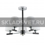 Светильник классический 74219/5CR+BK WT ЭкономСвет