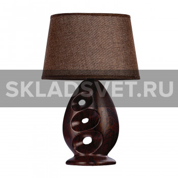 Настольная лампа E3009SB Black wood Gerhort