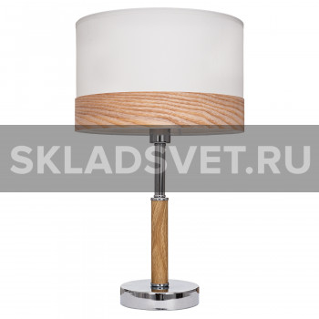 Настольная лампа G31067/1T CR WT+WOOD Gerhort