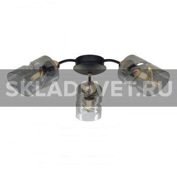 Люстра классическая 12125/3BK+FGD SM ЭкономСвет Люстра классическая 12125/3BK+FGD SM ЭкономСвет