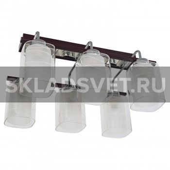Потолочный светильник 050J/6CR+BR WT ЭкономСвет Потолочный светильник 050J/6CR+BR WT ЭкономСвет