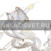 Люстра классическая с хрусталем B11258/8WG BenCrezo