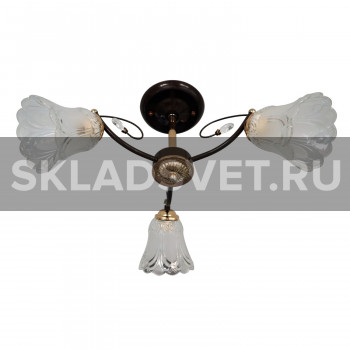 Люстра классическая 31687/3CF+GD WT ЭкономСвет Люстра классическая 31687/3CF+GD WT ЭкономСвет